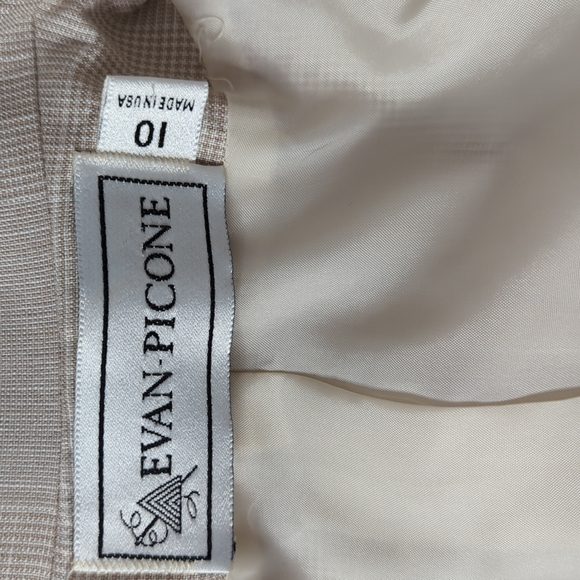 Evan Picone Vintage Made in USA ILGWU Blazer Skirt Size 10 - Picture 4 of 11